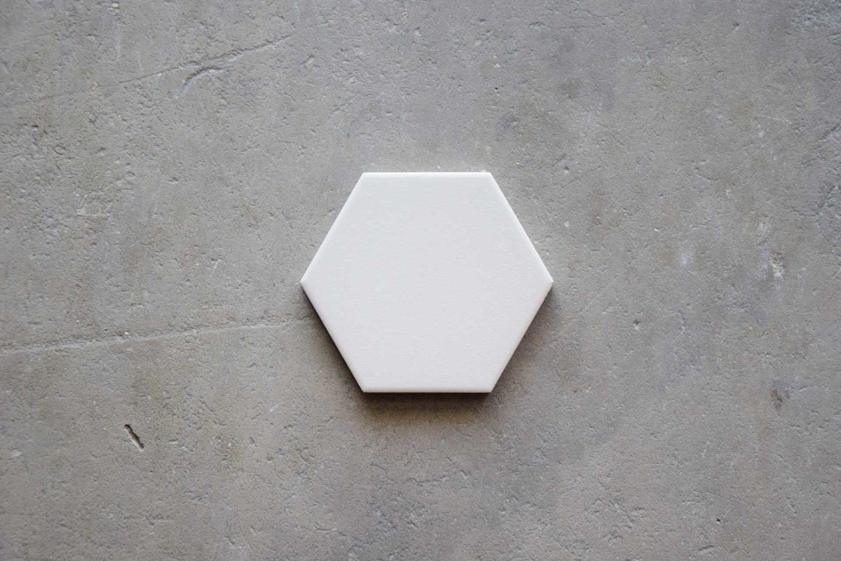 Porcelánico Hexagonal Gris Mate