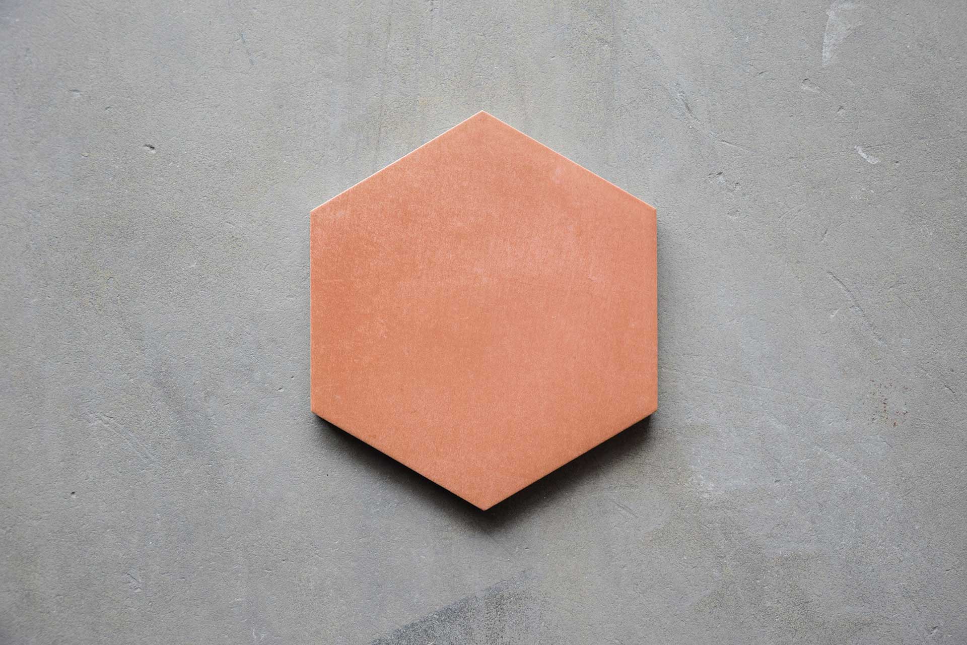 Porcelánico Hexagonal Origami Terracota