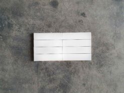 azulejo flat blanco 5x20
