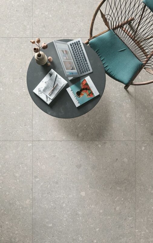 Suelo porcelánico efecto piedra