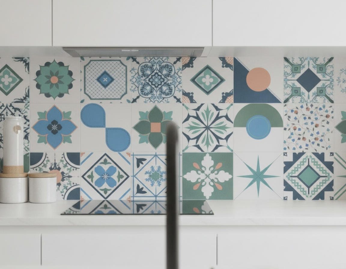 Banner hidráulico cocina